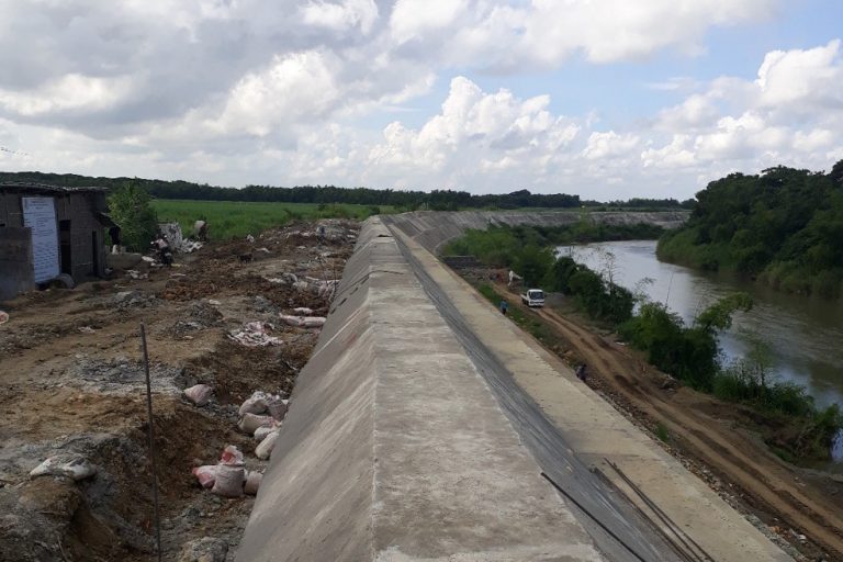 Flood Control Structures Road Concreting Projects Completed In Central