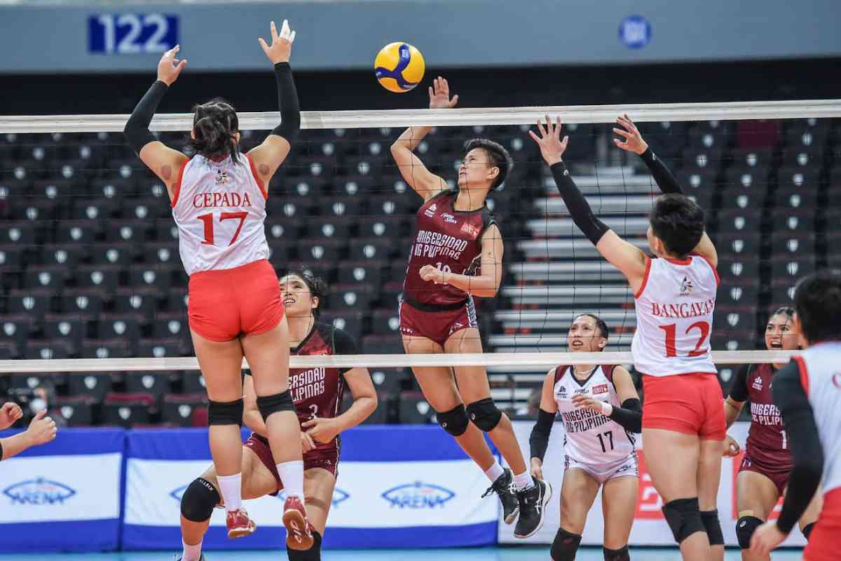 Up Maroons Logs St Win In Uaap Womens Volley