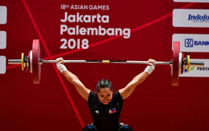 Weightlifter Hidilyn Diaz hands Philippines first 2018 Asian Games gold