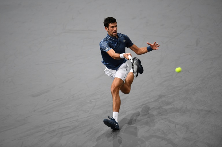 Djokovic beats Sousa in straight sets at Paris Masters