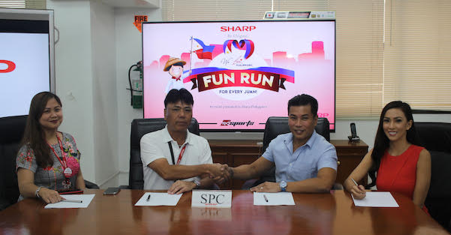 Sharp Philippines Inks Contract With Red Sports For Fun Run For