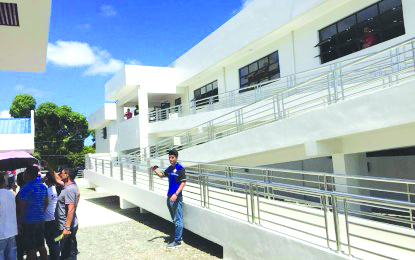 A P37 million regional evacuation center opens in Barangay Tigayon, Kalibo, Aklan on March 6. PNA