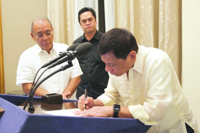 President Rodrigo Duterte recently turns into law a measure that will create a commission for senior citizens’ activities and services.