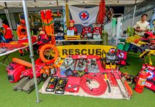 DISASTER RESPONSE TOOLS. As part of the National Disaster Resilience Month celebration, disaster response equipment were exhibited on July 13, 2019 at a mall in Iloilo City. To boost preparedness and resilience, local government units must invest in disaster response equipment, according to Director Jose Roberto Nuñez of the Office of Civil Defense in Western Visayas. IAN PAUL CORDERO/PN