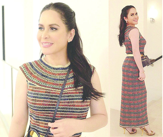 Jinkee Pacquiao in pricey pink outfits in LA, how much it all