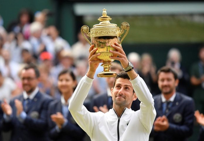 Novak Djokovic captured his 16th Grand Slam title and fifth Wimbledon, outlasting Roger Federer in the longest singles final in the tournament’s history. It ended in a tiebreaker in the fifth set, a rule change this year. REUTERS