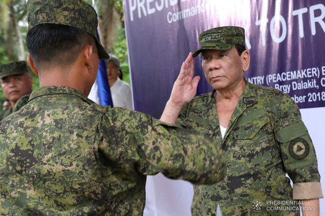 It is not the first time President Rodrigo Duterte touched the topic on a possible coup d'état. In September 2018, he said the military and police could seize power from him without staging one. PRESIDENTIAL PHOTO