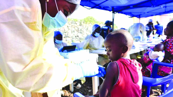 An outbreak of Ebola has killed more than 1,800 people in the Democratic Republic of Congo. REUTERS