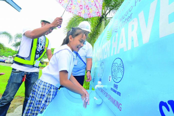 CLEAN HANDS SAVE LIVES. Routine hand-washing is one of the best practices to follow to stop the impact of spreading illness and germs to others. During the hand-washing activity of Metro Iloilo Bulk Water Supply Corporation to Donato Pison Sr. Memorial School last Aug. 22, 2019.