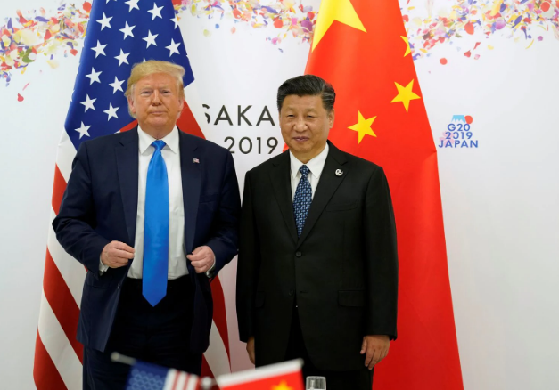 President Trump and China’s President Xi Jinping pose for a photo during the G-20 leaders summit in Osaka, Japan, on June 29, 2019. REUTERS