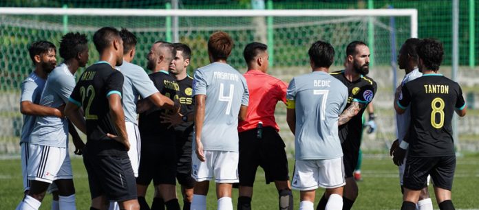 Just like in their previous matches, a heated exchange is once again expected between regional rivals Ceres-Negros FC and Kaya Futbol Club-Iloilo this afternoon, Sept. 18, 2019. PFL PHOTO