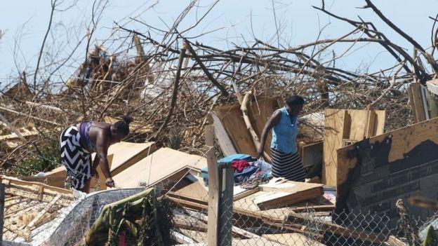 Great Abaco is the worst-hit part after Hurricane Dorian hit the Bahamas from Sunday to Tuesday. GETTY IMAGES