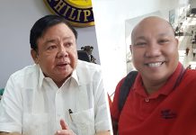 Mayor Jerry Treñas (left) and Joe Mari Esteral