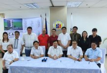 Mayor Jerry Treñas and members of the City Council gather during the signing of the Usufruct Agreement with Gaisano Capital Group for the Iloilo City Action and Response (ICARE) Command Center which, together with the Legislative Parking Building, are the city government’s priority projects this year.