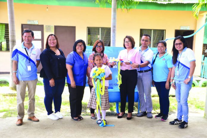 Metro Iloilo Bulk Water turns over its sustainable rainwater harvester to the Western Visayas Sanitarium Integrated School in Brgy. Bolong Oeste, Sta. Barbara on Sept. 24.