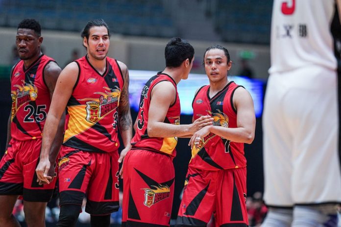 Terrence Romeo came up with timely three-point conversions in San Miguel Beermen’s win over Shenzhen Aviators. PHOTO COURTESY OF EAST ASIA LEAGUE TERRIFIC 12