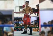 The 28-year-old Brian Macamay of Samar province has a 10W-9L-3D, 6KO record in boxing.