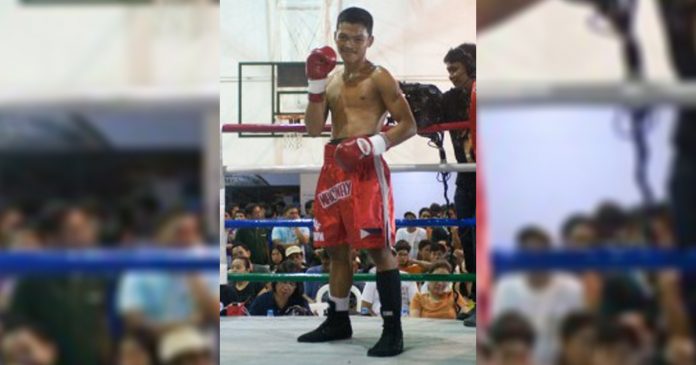 The 28-year-old Brian Macamay of Samar province has a 10W-9L-3D, 6KO record in boxing.