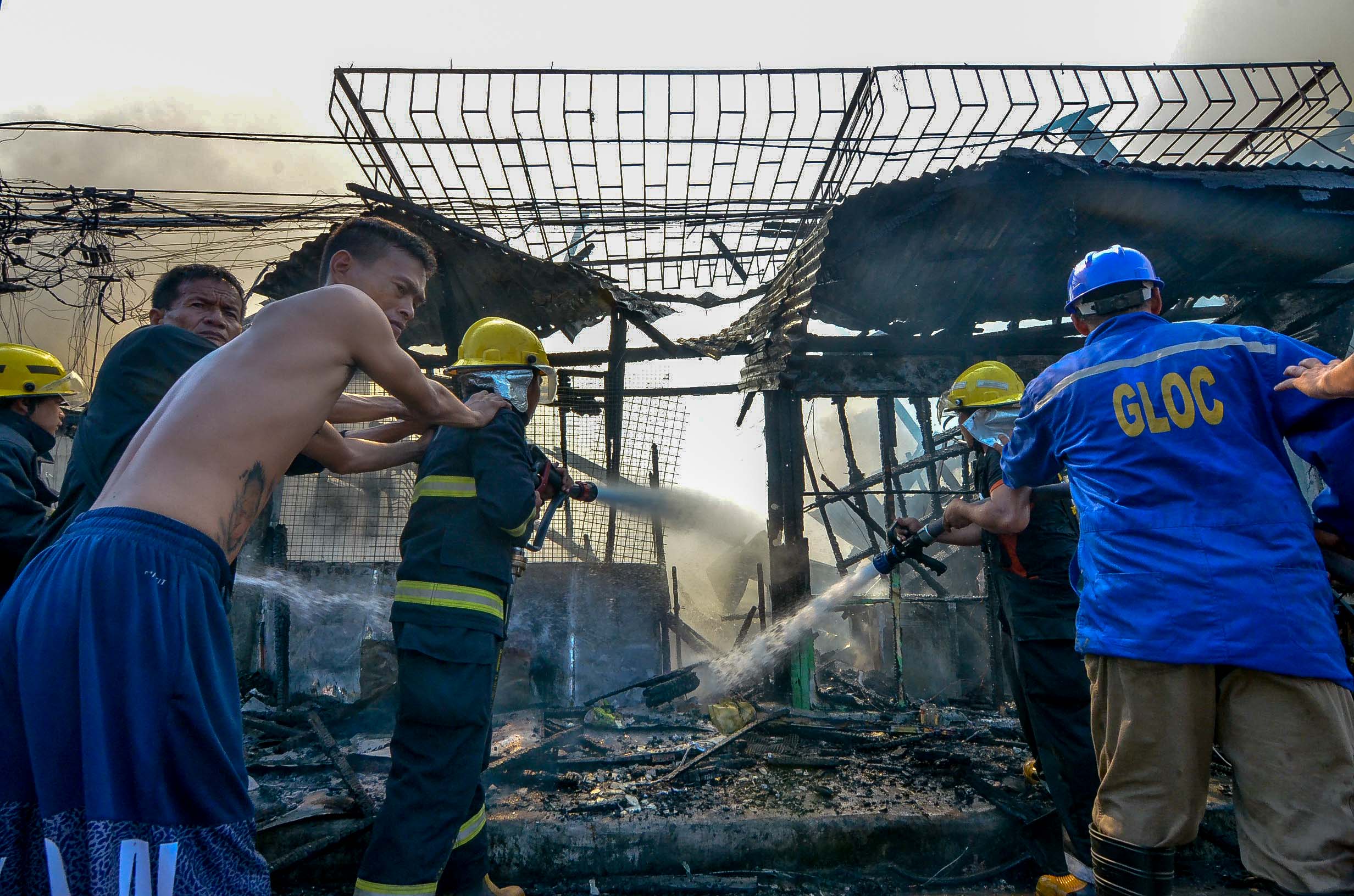 Fires razes 9 houses in Barangay Concepcion