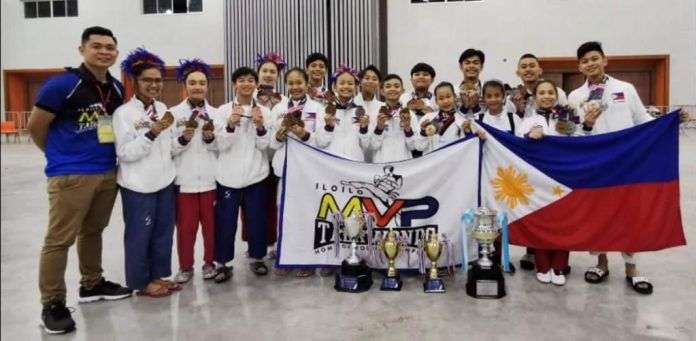 Iloilo MVP Taekwondo Gym delegates to the 9th Tirak Taekwondo International Championships in Thailand. PHOTO COURTESY OF DENMARK PINGGOL