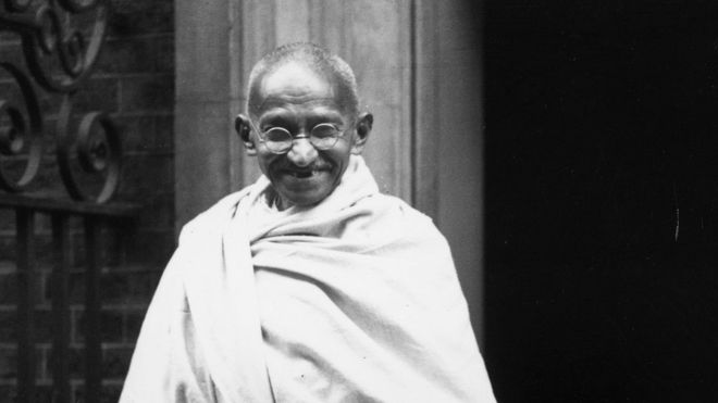 Mahatma Gandhi led a non-violent resistance movement against British colonial rule in India, inspiring people across the world. He was assassinated in Jan. 1948. GETTY IMAGES