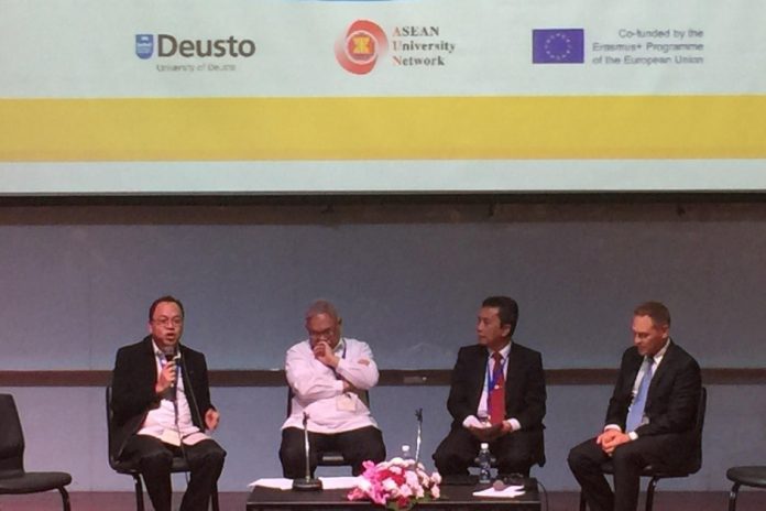 University of San Agustin president, Fr. Frederick Comendador, OSA, is one of the panelists in the discussion regarding the sustainability of the Tuning Asia – South East project results at Chulalongkorn University in Bangkok, Thailand.