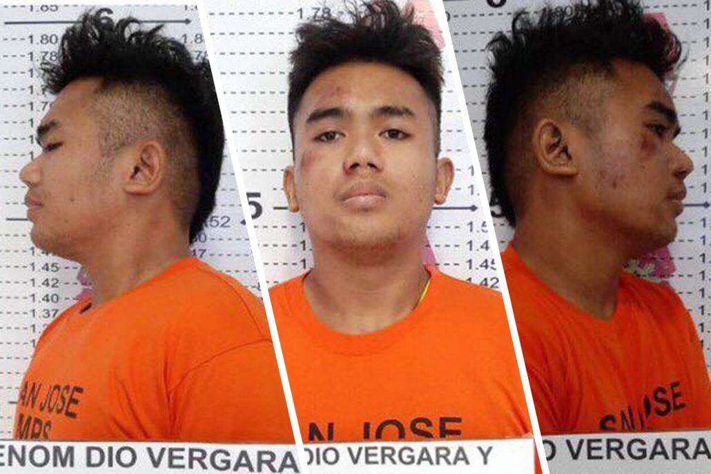 ARRESTED. Now detained at the police station of San Jose, Antique, Venom Dio Vergara faces a string of criminal charges. 