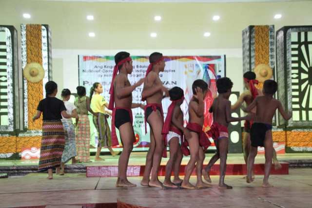 Children of Indigenous Peoples from Dumarao, Capiz perform a dance number during the National Indigenous Peoples Day in Tapaz, Capiz on Oct. 31. TAPAZ PIO PHOTO/PIA