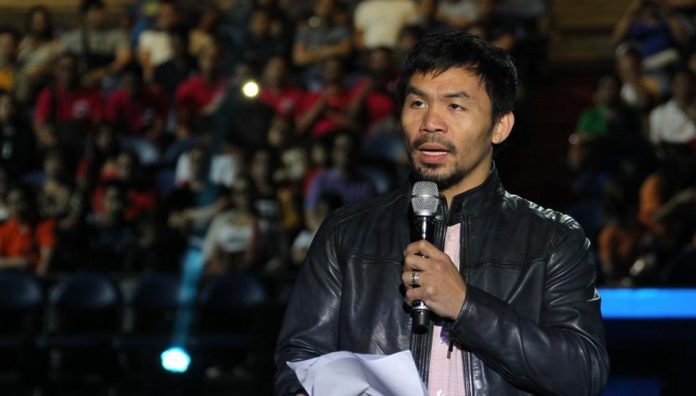 Maharlika Pilipinas Basketball League (MPBL) owner Manny Pacquiao. ABS-CBN