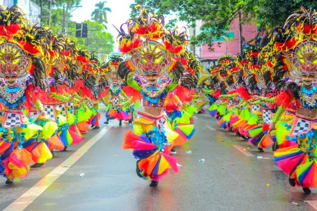 Braving the rain for MassKara Festival 2019