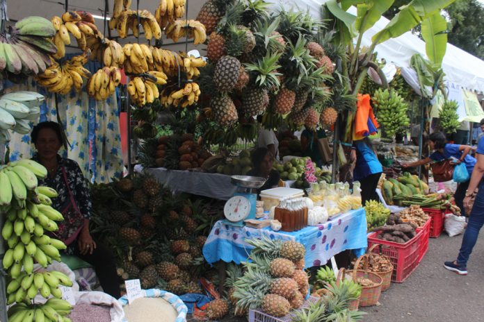 Various organic products are displayed during the 14th Negros Island Organic Farmers Festival in Bacolod City on Nov. 20 to 23. Around 85 Negros farmers and farming associations have joined in the festivity. ARCHIE ALIPALO/PN