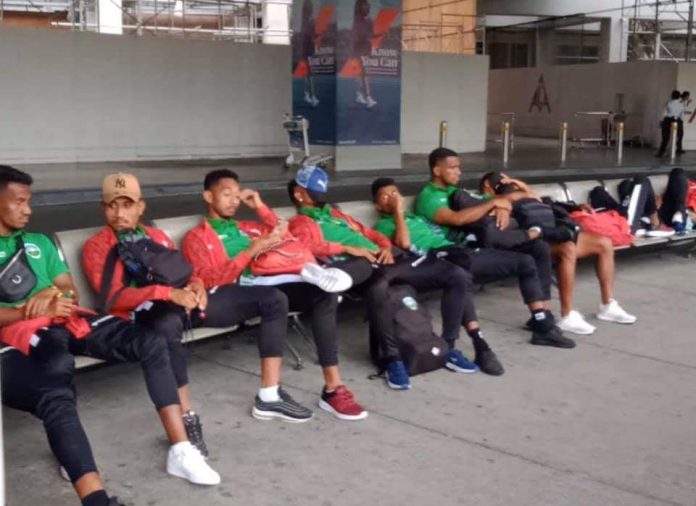 Timor Leste’s football team waited for two hours for their bus to arrive at the Ninoy Aquino International Airport. PHOTO COURTESY OF ASEAN FOOTBALL NEWS