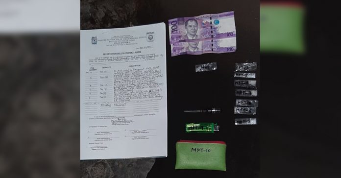 Items seized from drug suspect Marvin Tornilla in an entrapment operation in Barangay 16, Bacolod City on Dec. 29. POLICE STATION 1/BCPO