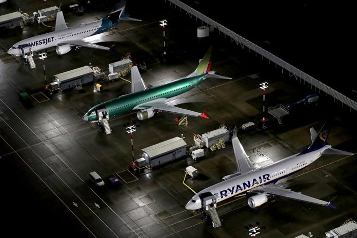 Aerial photos showing Boeing 737 Max airplanes parked at Boeing Field in Seattle, Washington, United States. REUTERS