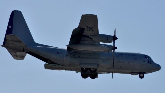 The C-130 Hercules transport aircraft with 38 people on board has disappeared en route to Antarctica on Monday, according to Chile’s air force. BBC