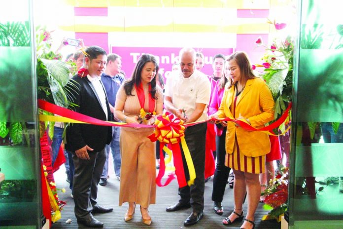 The cutting of ribbon during the grand opening of Sogo Hotel’s TimogAvenue branch from 1 p.m. to 4 p.m on Nov. 14, 2019.