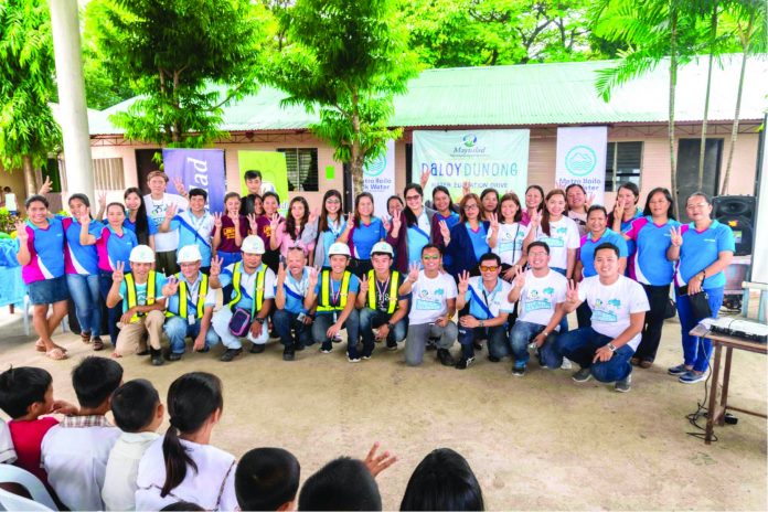 Metro IloIlo Bulk Water, Maynilad and Western Visayas Sanitarium Integrated School officials