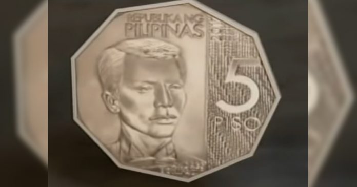 The new five-peso coin. GMA NEWS