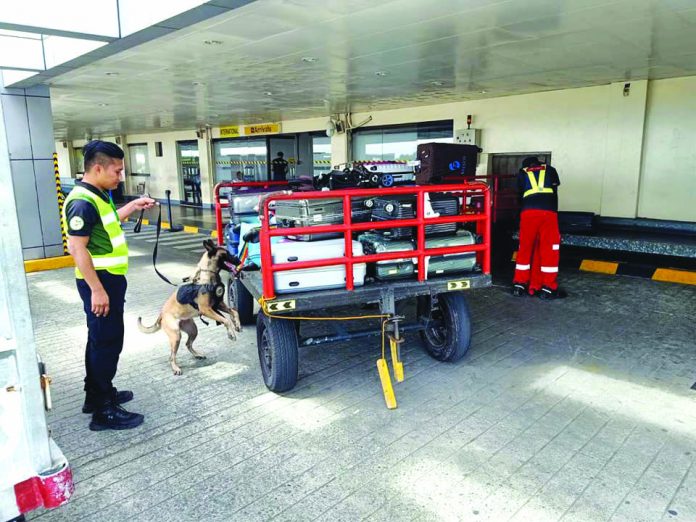 To ward off entry of narcotics the region, the Philippine Drug Enforcement Agency Region 6 deploys K-9 units at Kalibo International Airport in Aklan province. PDEA REGION 6