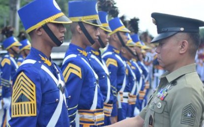 High school cadets participate during the 11th Bago City Invitational Fancy Drill Competition in Negros Occidental on Nov. 5. Two members of the Bacolod City Council on Dec. 18 expressed their support to the bill reinstating the Reserve Officers’ Training Corps in public and private senior high schools. THE CITYBRIDGE/BAGO CITY NEWSLETTER