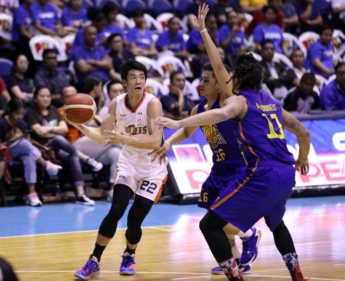 Allein Maliksi hopes to bring his championship experience to the Meralco Bolts in the 2019 PBA Governors’ Cup finals that starts tomorrow. PBA PHOTO