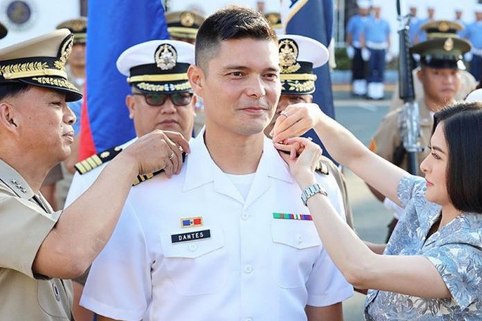 Dingdong Dantes now a PH Navy lieutenant