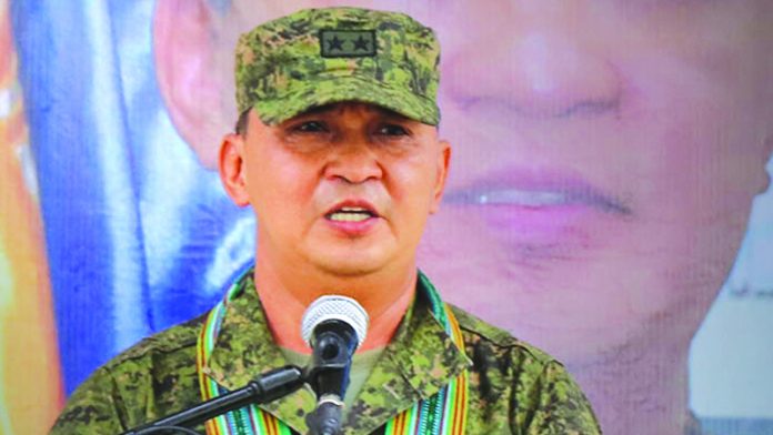 Eastern Command chief Lieutenant General Felimon Santos Jr.