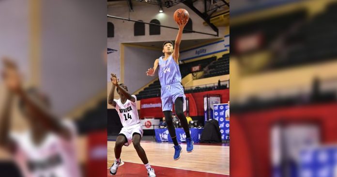 Heinz Gabriel Demisana leads the Bacolod Tay Tung High School Thunderbolts in the Bacolod City leg of the NBTC Basketball.