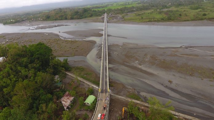 Kalibo Bridge III, located on the boundaries of Brgy. Tigayon, Kalibo and Brgy. Mina, Lezo, is part of the 16-kilometer Aklan Circumferential Road, which traverses the towns of Kalibo, Numancia, Lezo and Makato. C. CALAPARDO AND M. SEDICOL