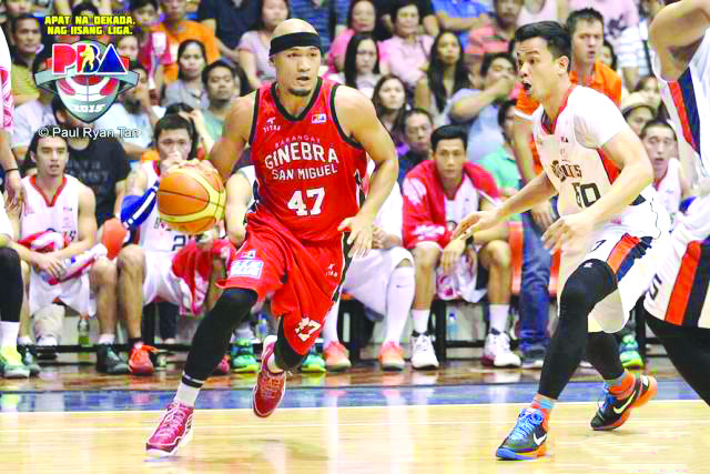 Mark Caguioa, who will be playing his 19th professional basketball campaign for Ginebra, is an eight-time PBA champion, 13-time PBA All-Star, 3-time PBA scoring champion, and one-time PBA MVP. TV5 PHOTO