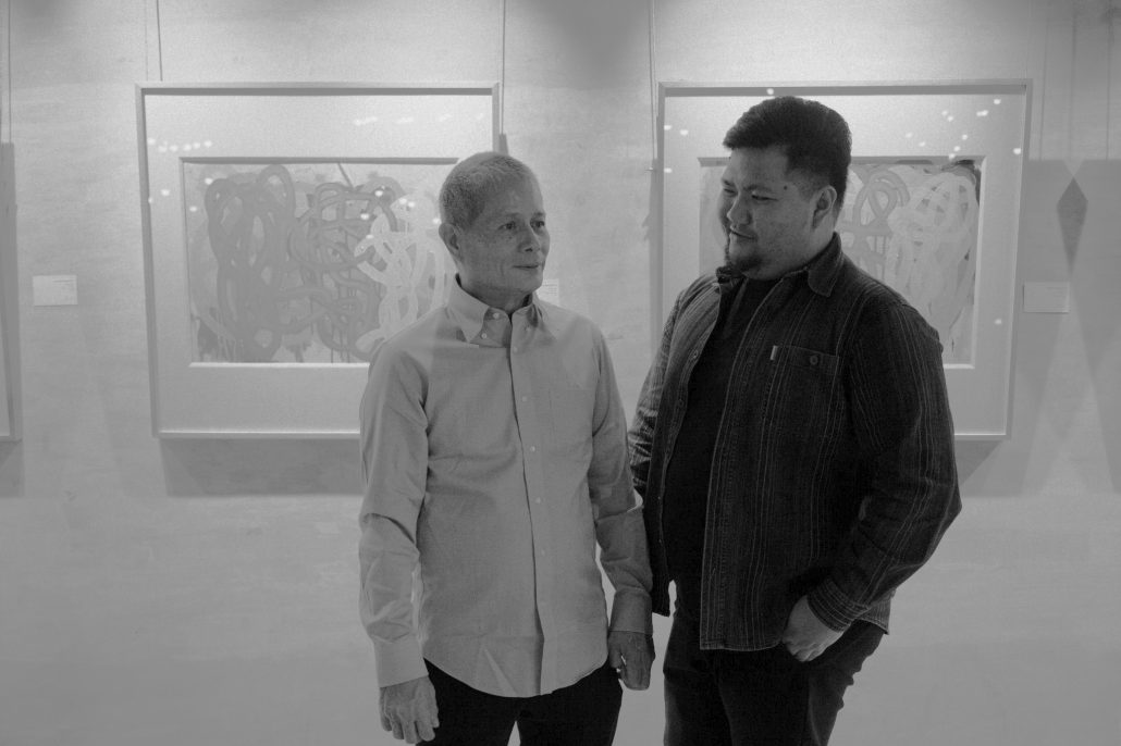 Yours truly with visionary artist Drilon. PHOTO BY ERIC BARBOSA JR. / ATMOS.PH