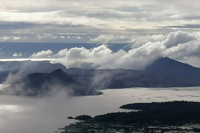 The volcano, which sits on an island surrounded by a lake in Batangas province, releases an average of 409 tons of sulfur dioxide on Saturday, higher than Friday's 224 tons. ABS-CBN NEWS