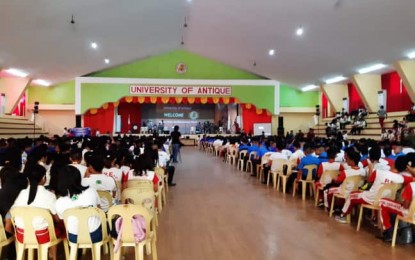 The University of Antique in Sibalom town hosted the Campus Peace and Development Forum last year. ANNABEL CONSUELO PETINGLAY