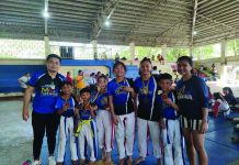 Victors of the 17th Bonel Regional Taekwondo Championships. DENMARK PINGGOL